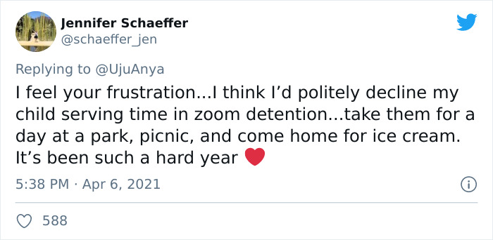 4th Grader Gets Sent To Detention Via Zoom, Mother Starts A Viral Twitter Thread Explaining How Ridiculous That Is