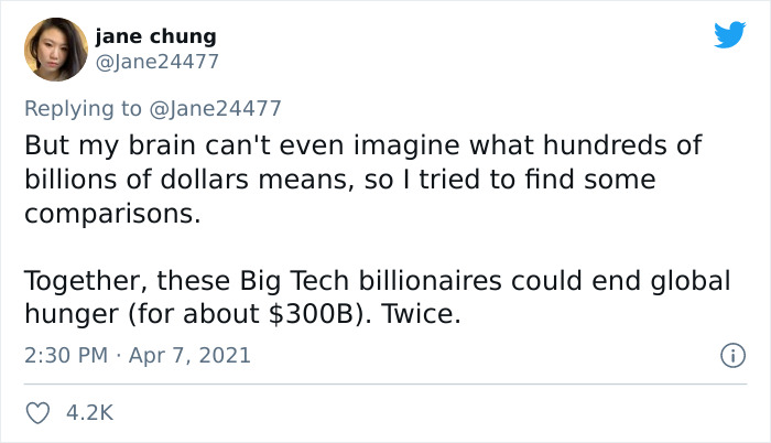 Person Counts What Could Be Done With Billionaires' Money And It Gives You A Perspective On The Economy Person Counts What Could Be Done With Billionaires' Money And It Gives You A Perspective On The Economy