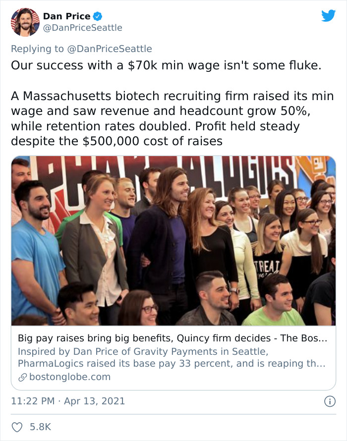 Fox News Mocked This CEO For Raising His Employees' Minimum Wage And Cutting His Own, He Rubs His Success In Their Face 6 Years Later Fox News Mocked This CEO For Raising His Employees' Minimum Wage And Cutting His Own, He Rubs His Success In Their Face 6 Years Later