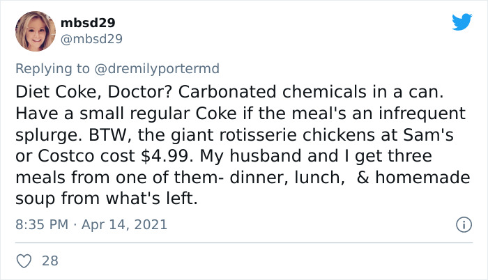 A Tweet Saying That Unhealthy Food Is Cheaper Sparks A Discussion In The Comments A Tweet Saying That Unhealthy Food Is Cheaper Sparks A Discussion In The Comments
