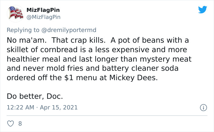 A Tweet Saying That Unhealthy Food Is Cheaper Sparks A Discussion In The Comments A Tweet Saying That Unhealthy Food Is Cheaper Sparks A Discussion In The Comments