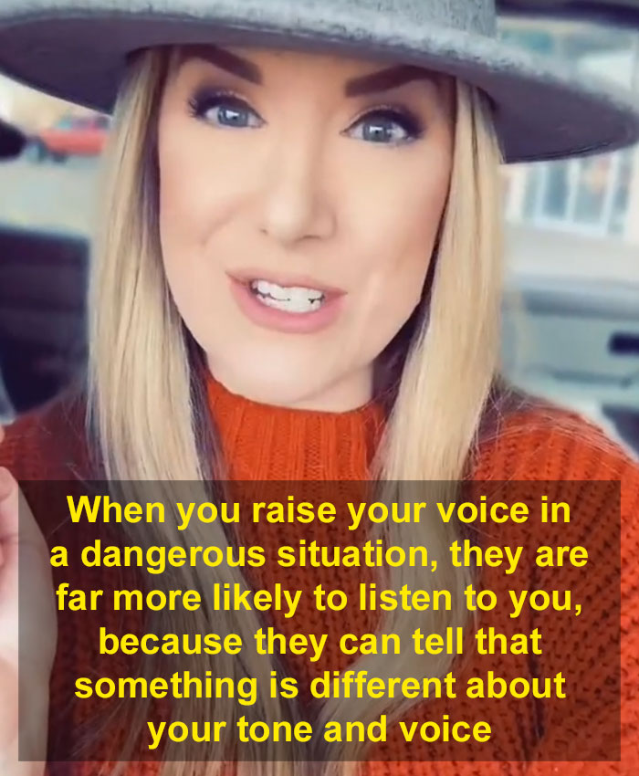 In Dangerous Situations It’s Necessary To Raise Your Voice