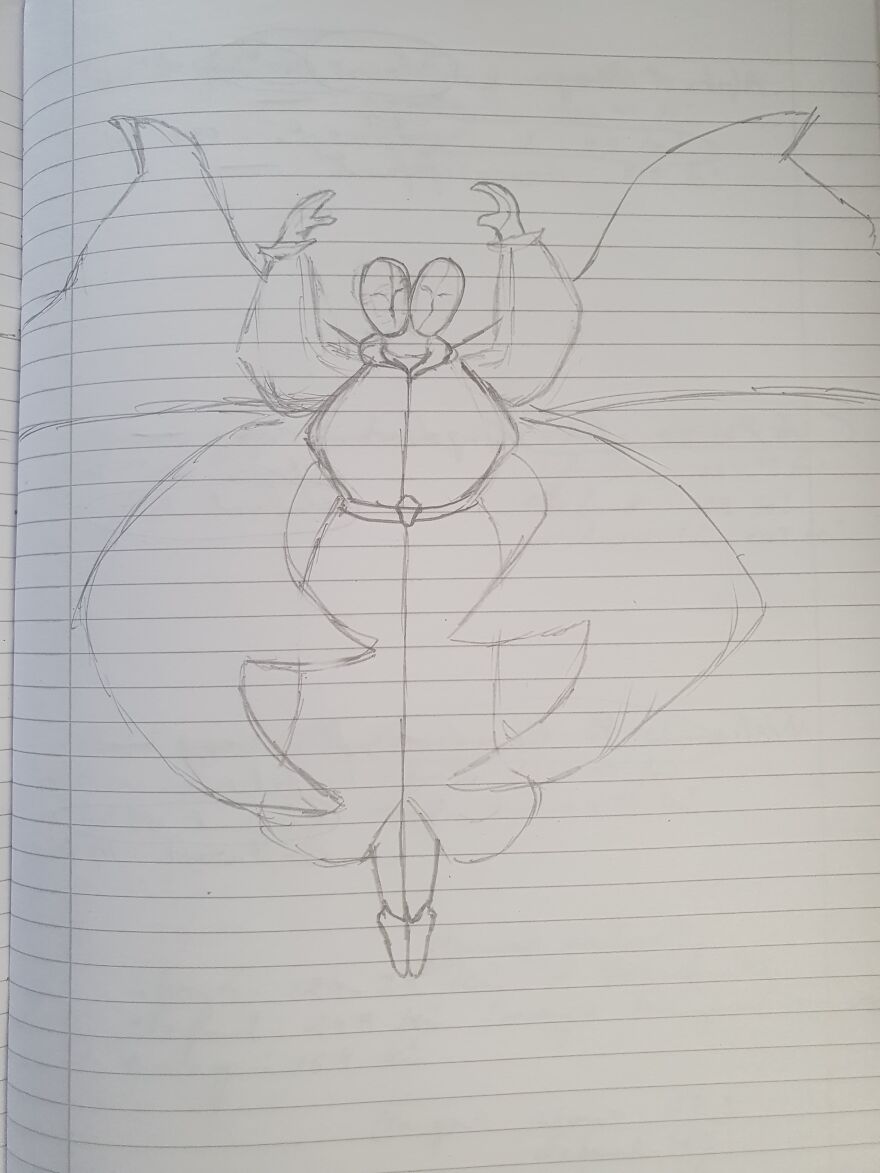 A Rorschach Test Made Me Paint This