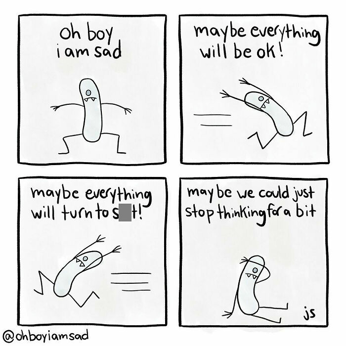 Oh Boy I Wrote One Sad Comic Every Day For A Year