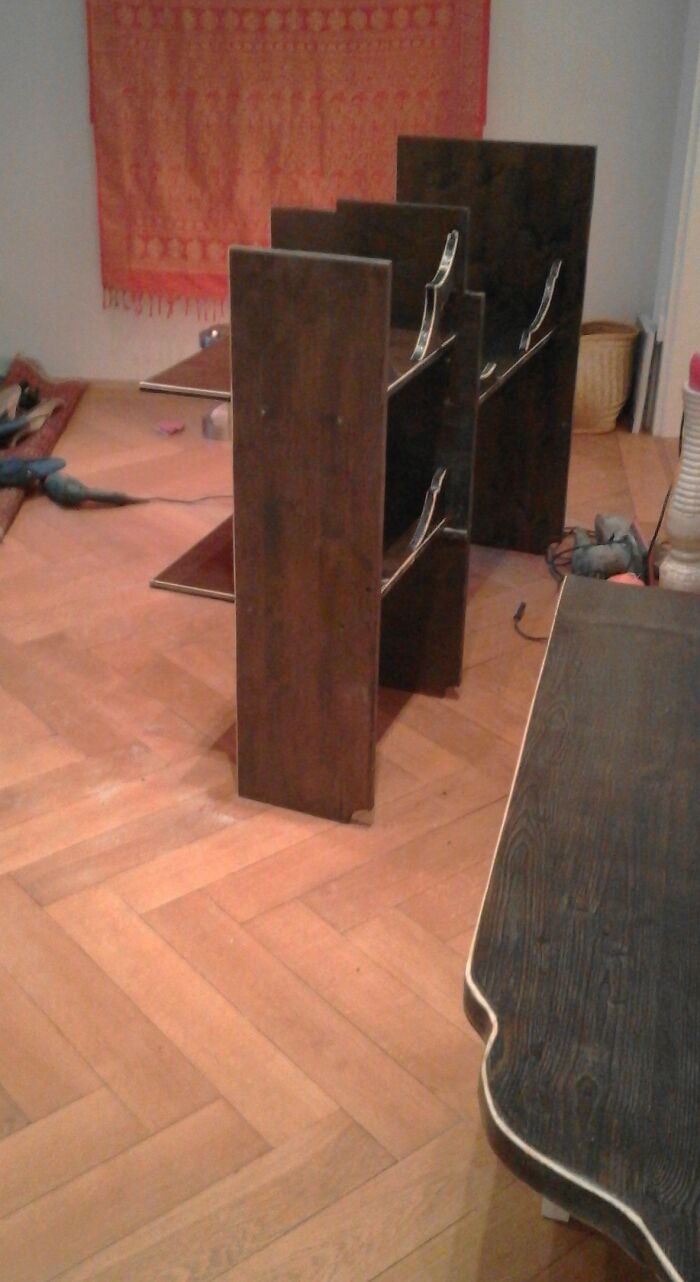 Kitchen. No Other Space To Construct A New Furniture. Removing The Mess Took Even Longer