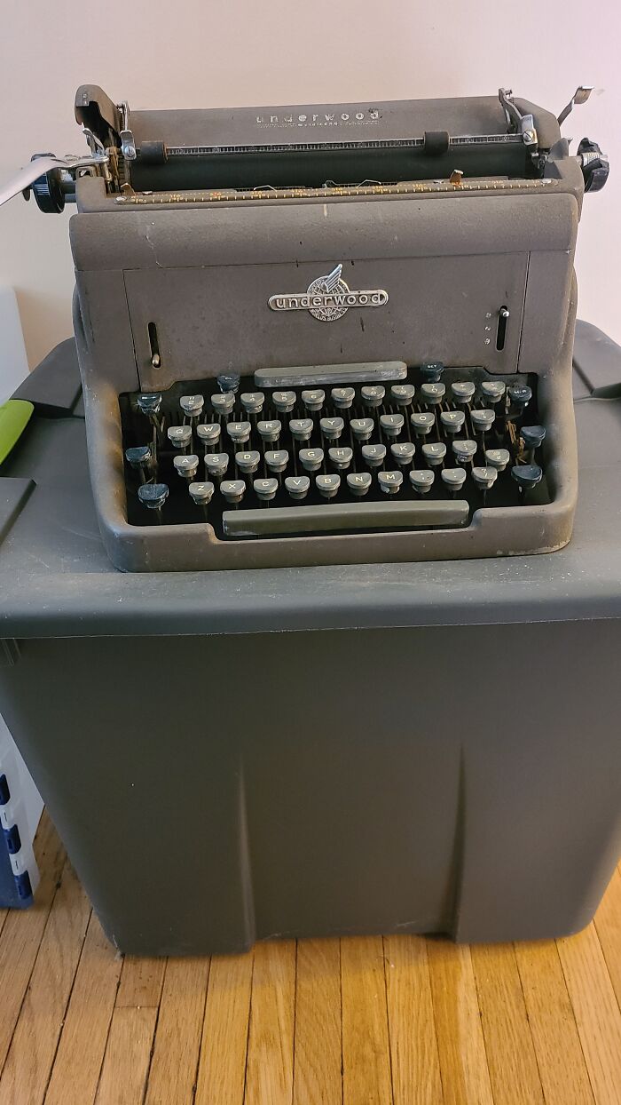 Typing Wasn't For Wimps When I Learned How--Strong Fingers Were A Necessity