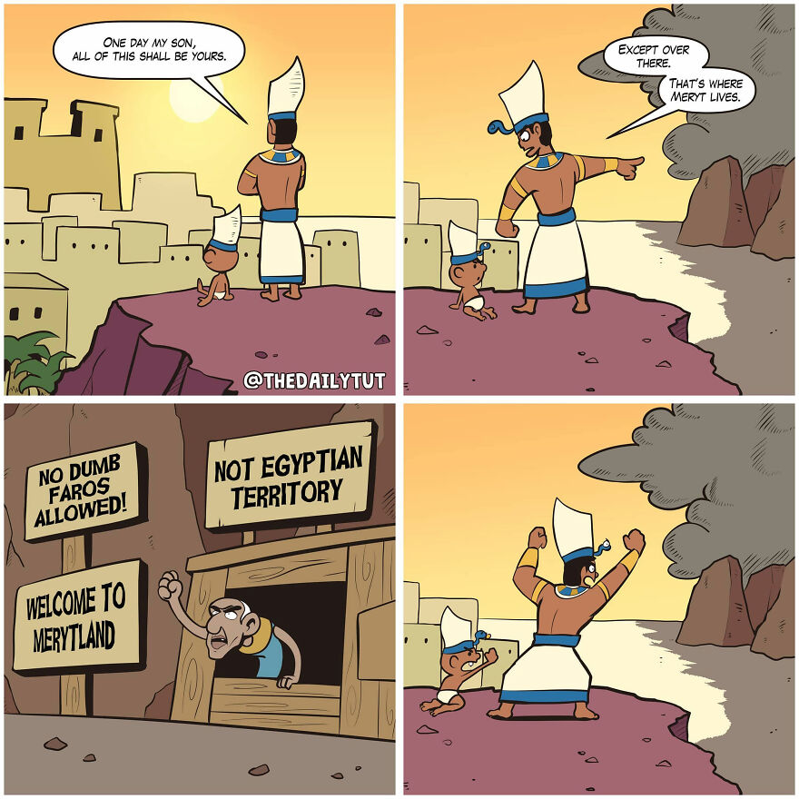 Comics Artist Creates Humorous Comics About Egypt (137 Pics)