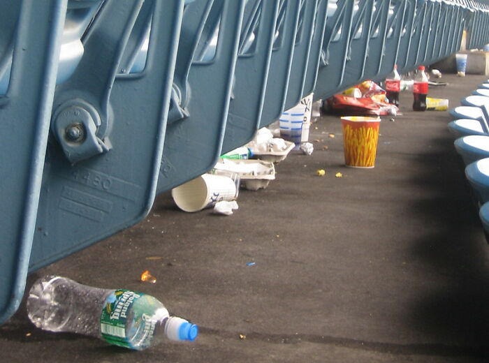 Japanese Football Fans Stay After The Game To Help Clean The Stadium