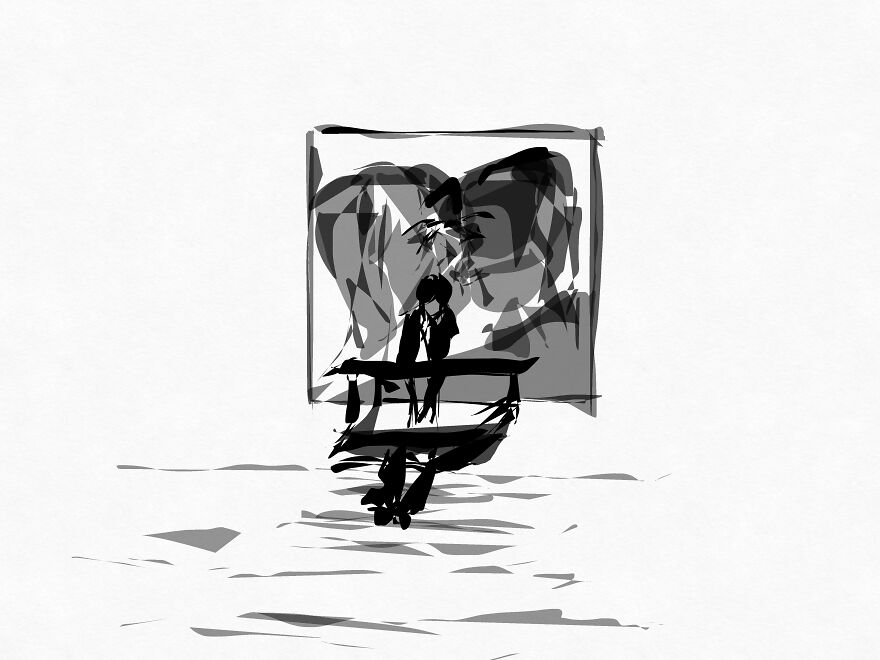 I Draw With A Filler Pen...