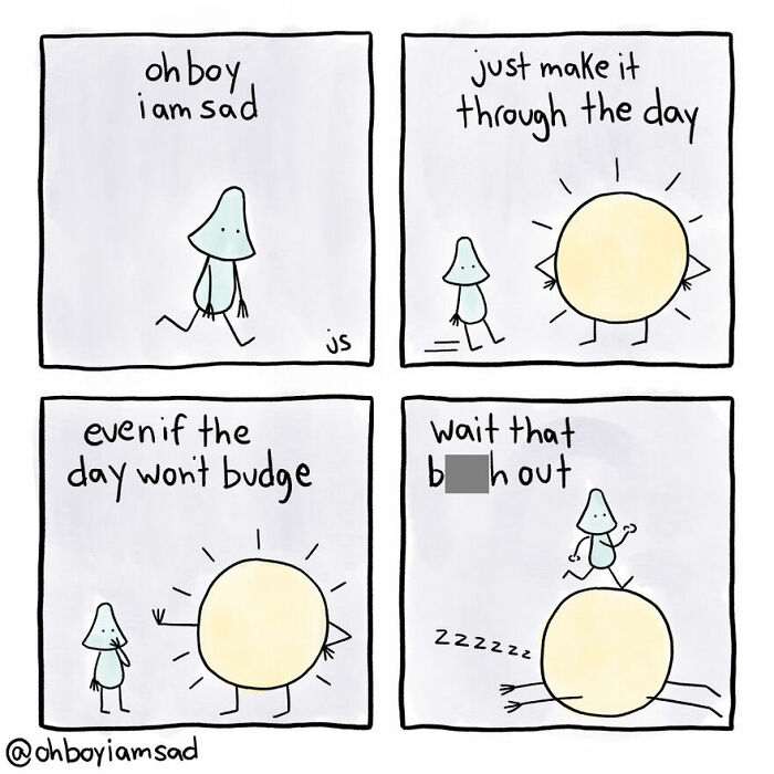 Oh Boy I Wrote One Sad Comic Every Day For A Year