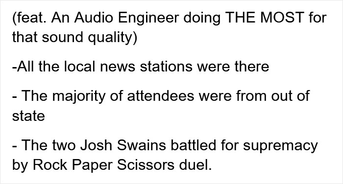 Dozens Of People Named Josh Join Friendly Battle For Naming Rights, Tumblr User Recaps It Dozens Of People Named Josh Join Friendly Battle For Naming Rights, Tumblr User Recaps It