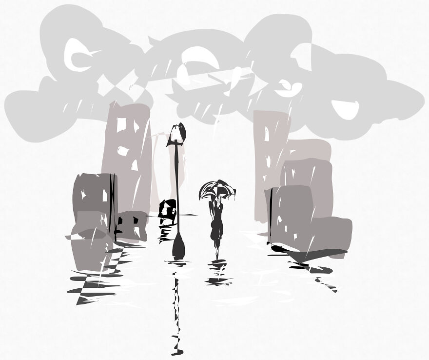 I Draw With A Filler Pen...