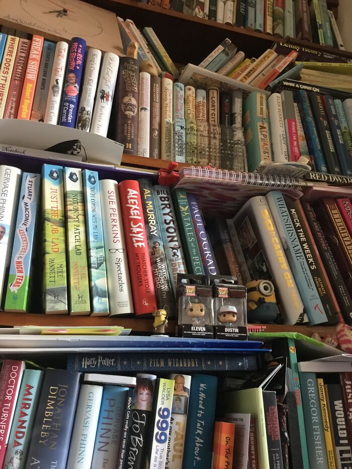 Part Of One Of Three Bookshelves