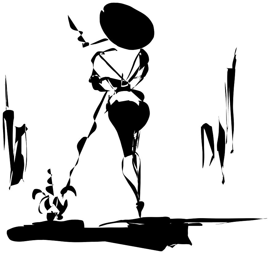 I Draw With A Filler Pen...