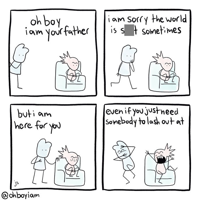 Oh Boy I Wrote One Sad Comic Every Day For A Year