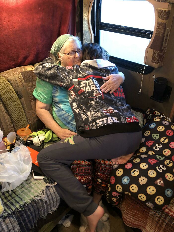 Doesn't Matter How Old You Are, Sometimes You Just Need A Hug From Grandma