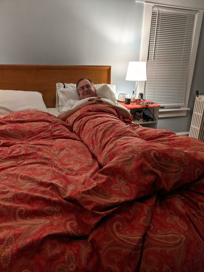 After Years Of My Dad Tucking Us (5 Kids) In As Either A Mummy Or A Mermaid, I Asked Him What He Wanted... Mermaid It Is