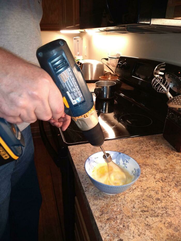 Dad (57) Is Proud Of His Invention That "Makes Cooking Omelets Way Cooler"