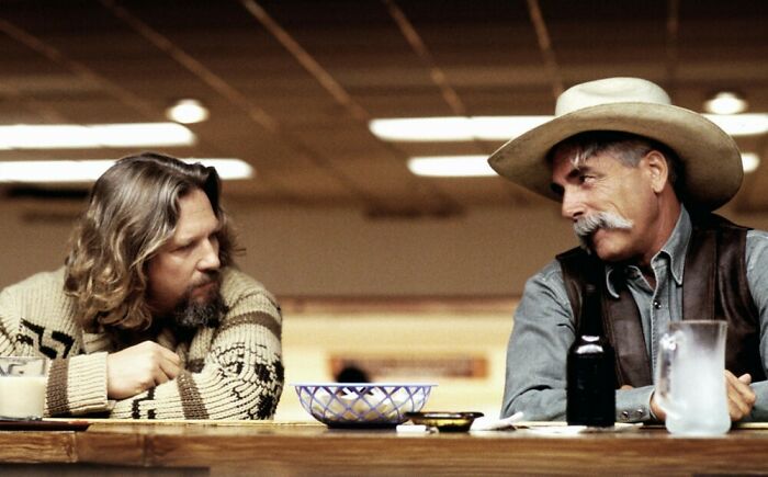In The Big Lebowski (1998) The Dude And Lebowski Use The Word Abide In Opposite Contexts To Show Their Difference In Character
