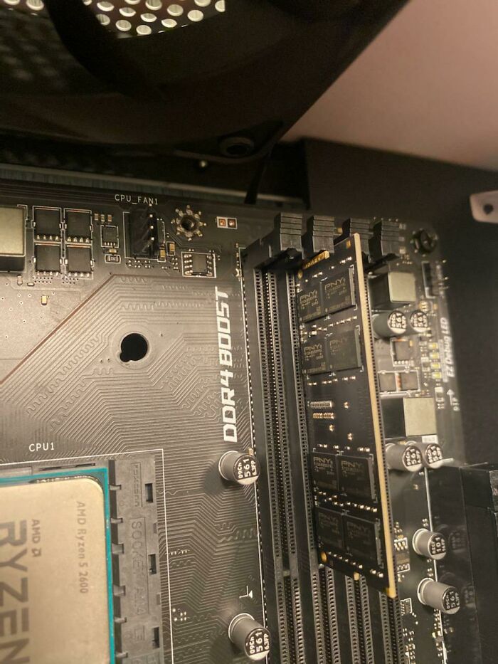 My Little Cousins First Build. I Told Him You Have The Wrong Ram. He Said "How You Know?"