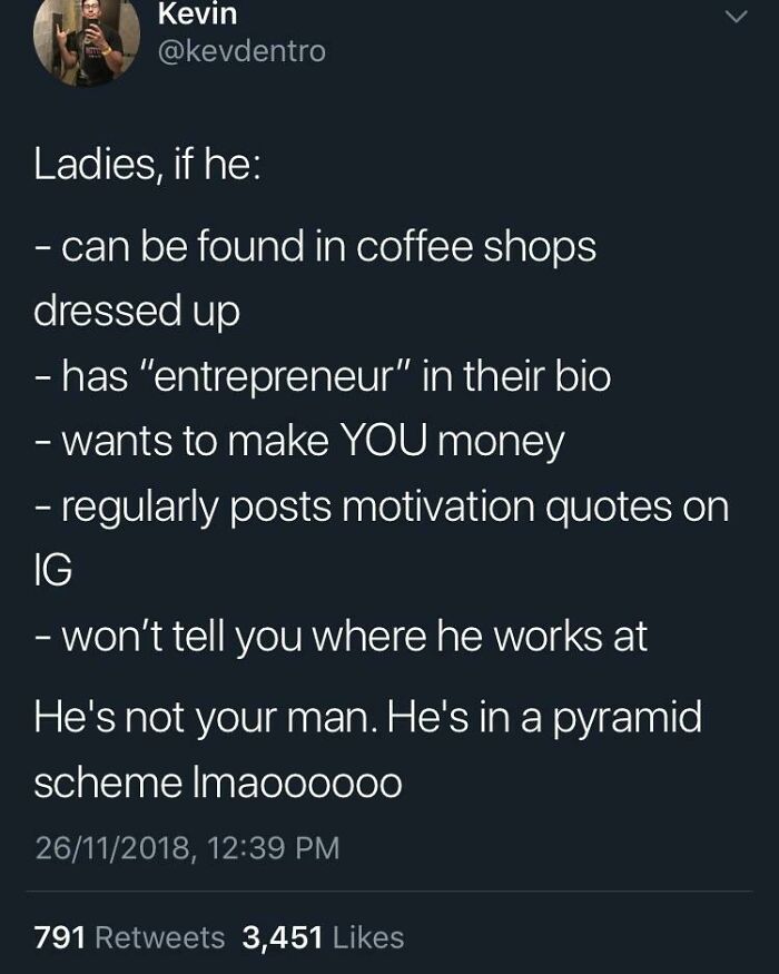 How To Spot An “Entrepreneur”