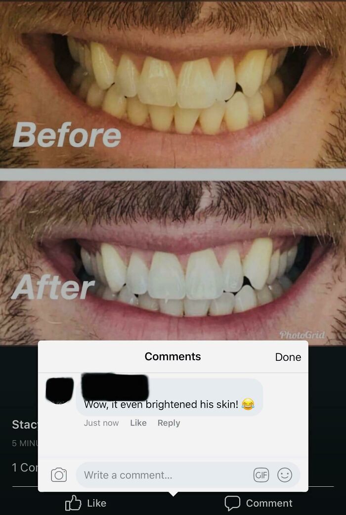 Hun I Went To High School With Pedals Some Bulls**t Toothpaste. She Deleted My Comment Immediately