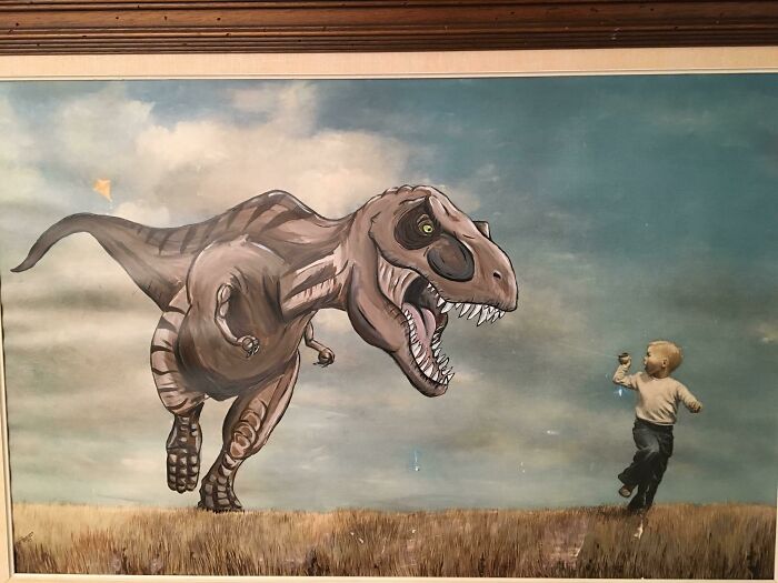 Created This About Three Years Ago For A Coworker Who Got Me The Job. “Boy Loses Kite”