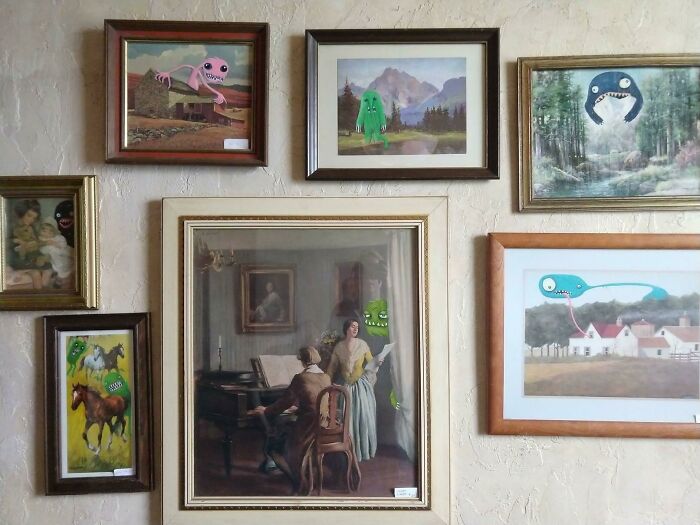 Local Coffeehouse Had These Awesome Guys On Display/For Sale