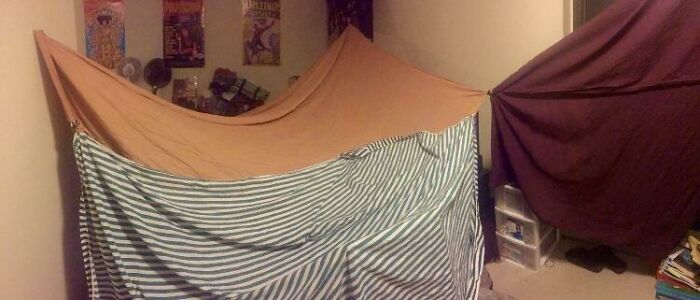 My Girlfriend And I Turned Our Apartment Into A Blanket Fort (As Any Mature Couple In Their 20’s Should)