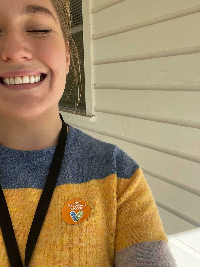 Alabama Is Officially Letting Teachers Get Vaccinated And I Got Mine Today. After Having The Virus In September I’m So Happy Knowing This May Help Save My Parents Or My Students