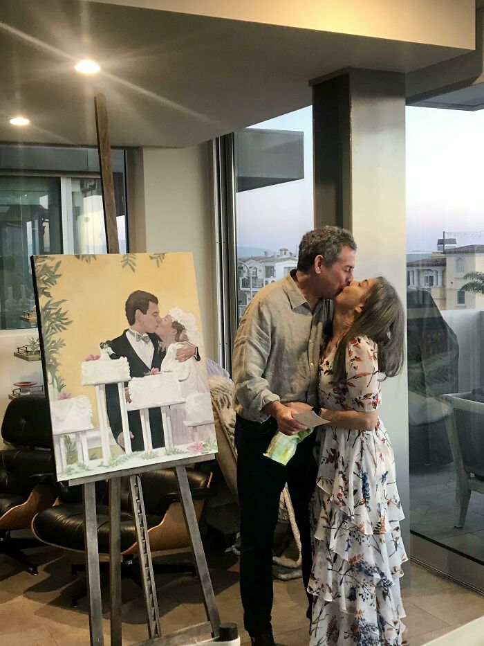 My Parents Just Celebrated Their 35th Wedding Anniversary - Cheers And Smiles To Happy Couples During This Quarantine