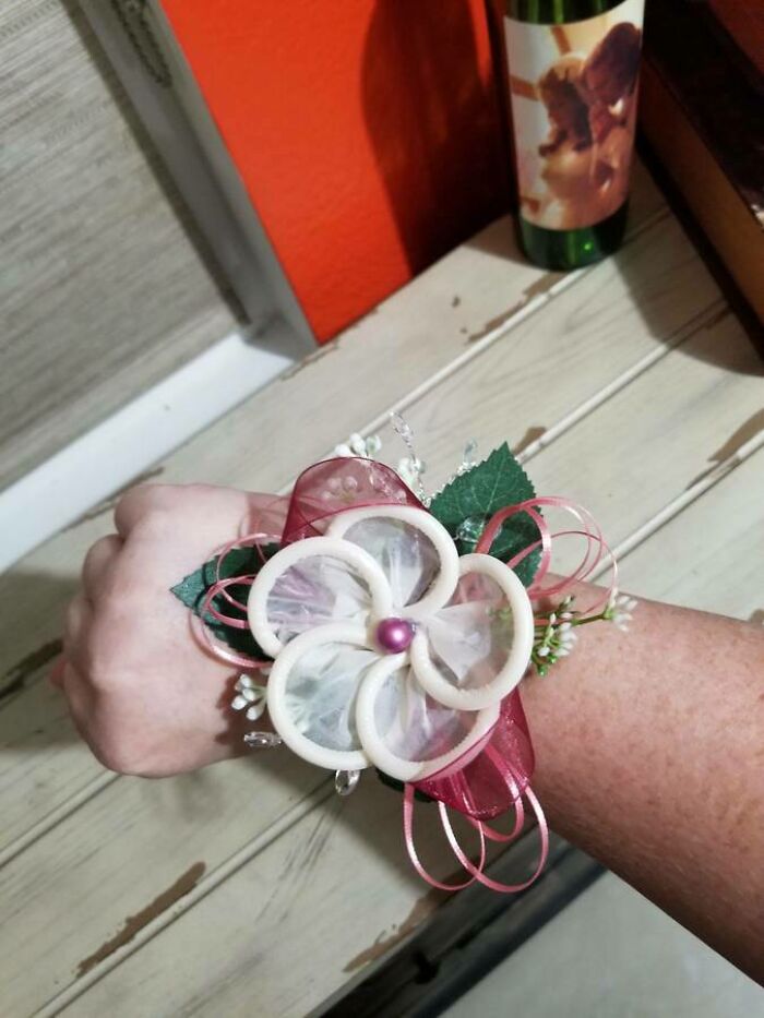 Condom Corsage
