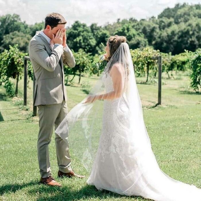 Losing It After Seeing My Wife For The First Time At Our Wedding Last Saturday