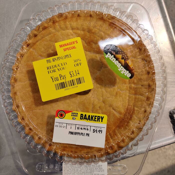 In My Shoprite, When The Price Of Pies Gets Reduced, It Gets Reduced To Pi.