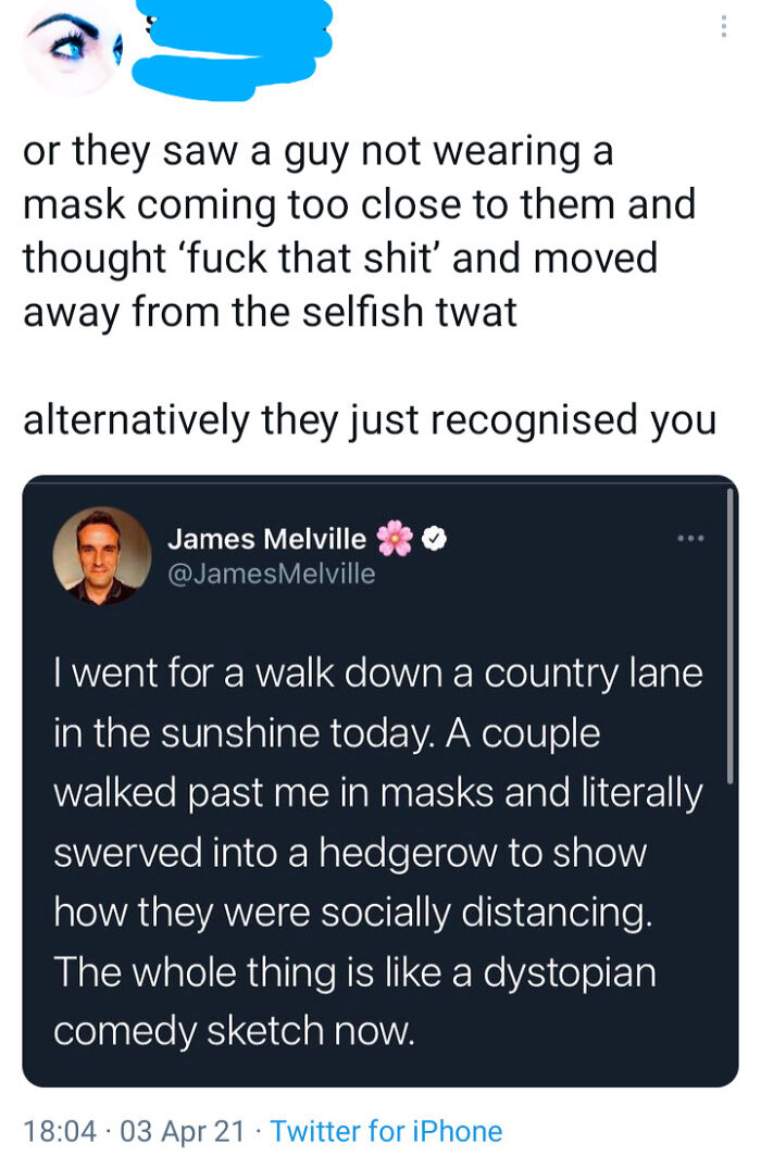 Anti-Masker vs. A Hedge