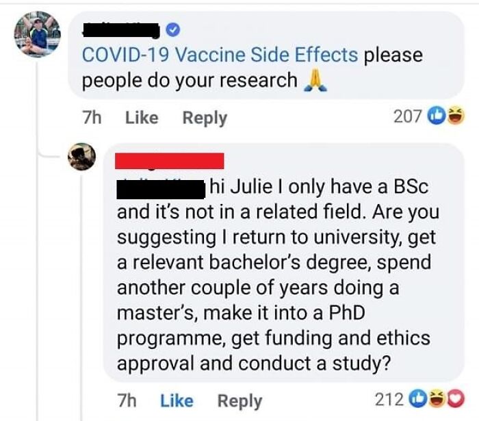 I Rather Trust The Scientists