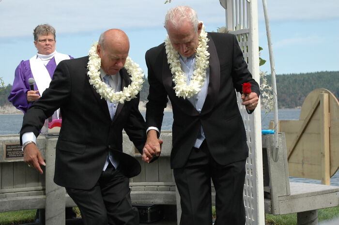 My Uncle Got Married To His Partner Of 37 Years Today