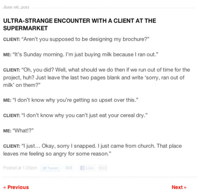 "Clients From Hell" Really Earned Its Name Last Week.