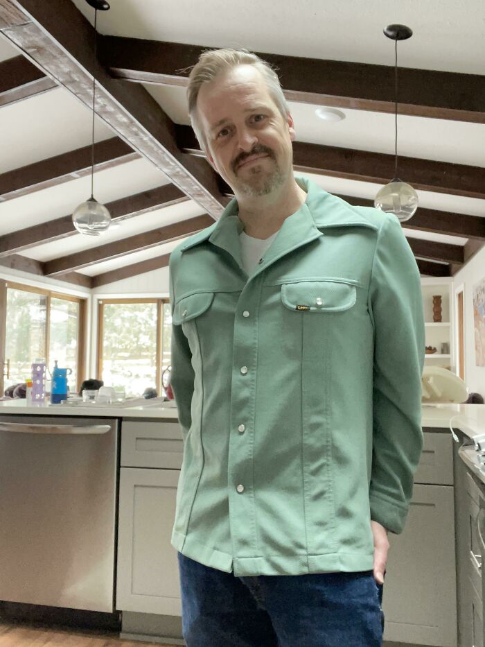 Been Thrifting For 28 Years Now. Celebrating St. Patrick’s Day With My All-Time Favorite Thrift Find. I’ve Donned This Polyester Gem For Well Over Twenty Years