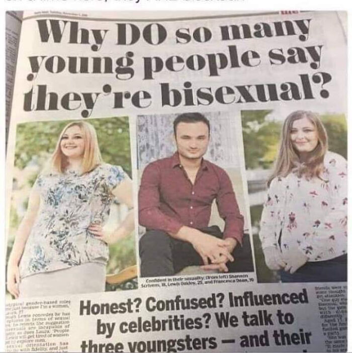 Because They're Bi, Harold. Get Over It