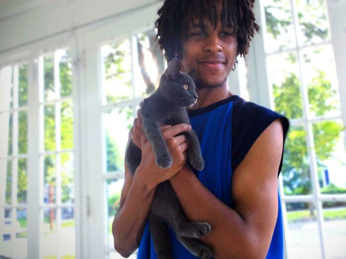 This Kitten Followed Me Home Like 8 Blocks And Then After That, She Broke Into My House Back In July Of 2019