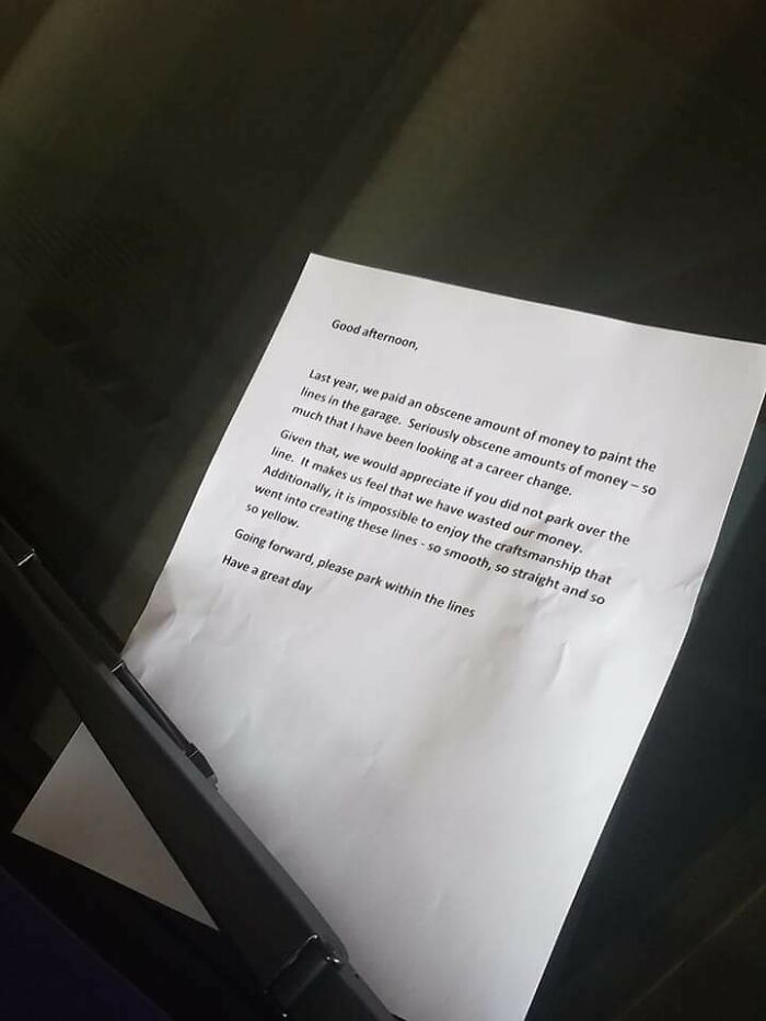 Passive Aggressive Parking Manager