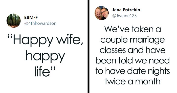 Someone Asks People To Share The Worst Marriage Advice They’ve Gotten, And They Deliver (30 Tweets)