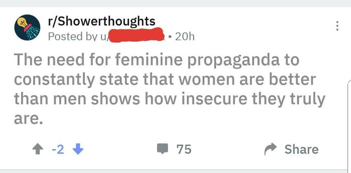 Just Thought You'd All Like To Know We Are Insecure