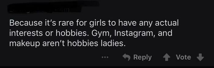 Men Getting Triggered Over Women. Pretty Sure A Lot Of Women Talked To Him About Their Hobbies Or Interests, Or Anything At All