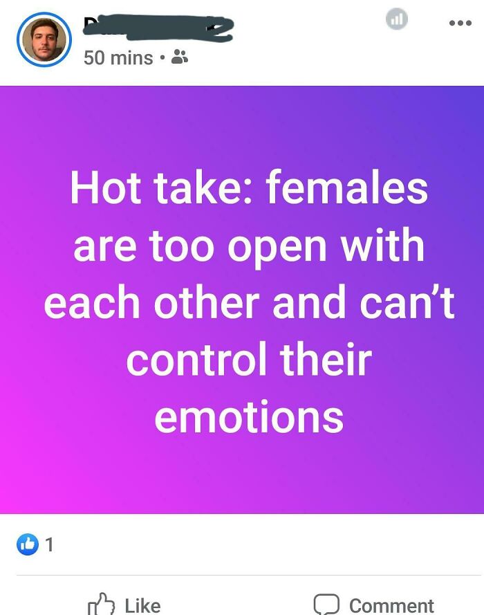 Says The Guy Constantly Bitching Online