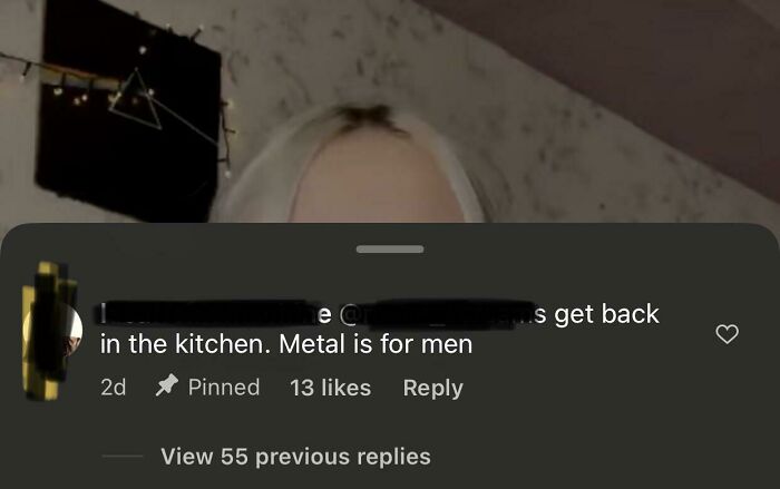 A Lady Was Play Metallica On A Guitar And I Found This Gem In The Comments
