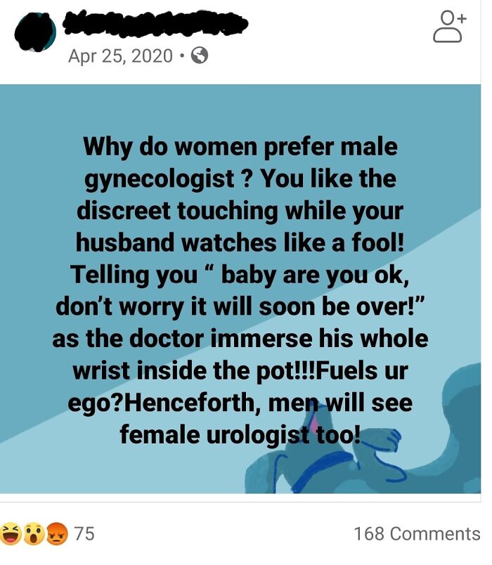 Because We Go To The Gyno To Get Off, I Guess