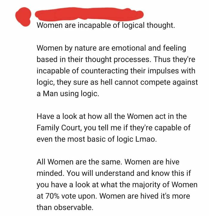 Oh, So That's The Reason Why I'm Bad At Math! I'm A Woman. Obviously