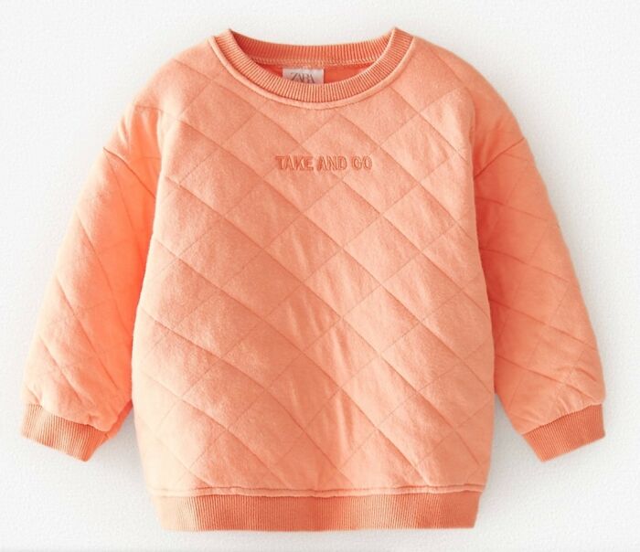 This Message On A Child's Sweater